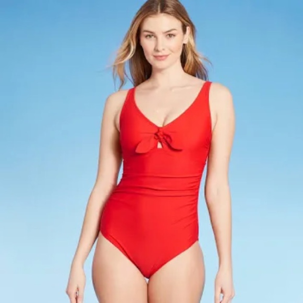 Red Kona Sol Bathing Suit